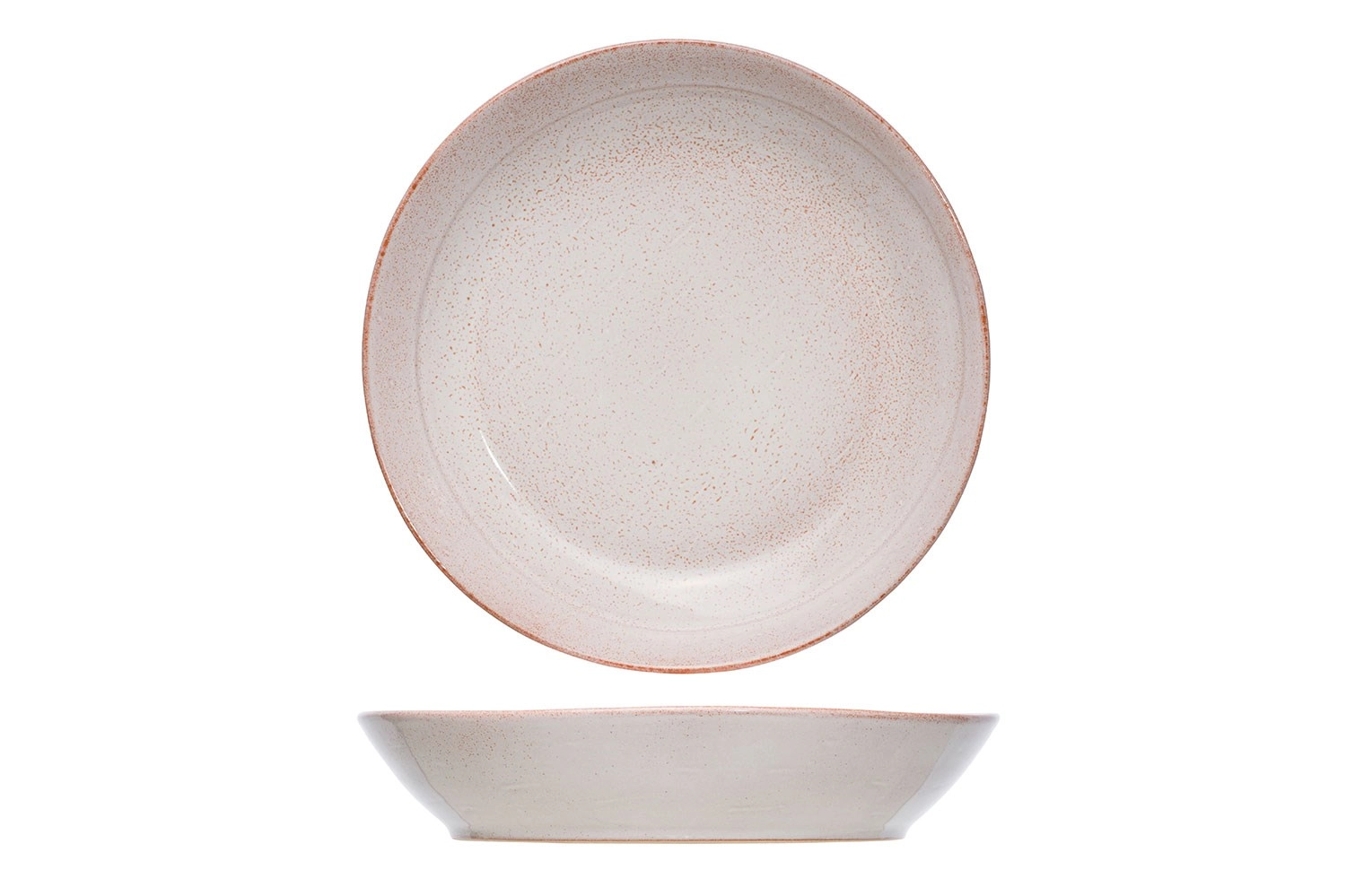 Eleonora Teller tief, pink, D 22cm