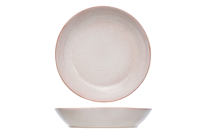 Eleonora Teller tief, pink, D 22cm