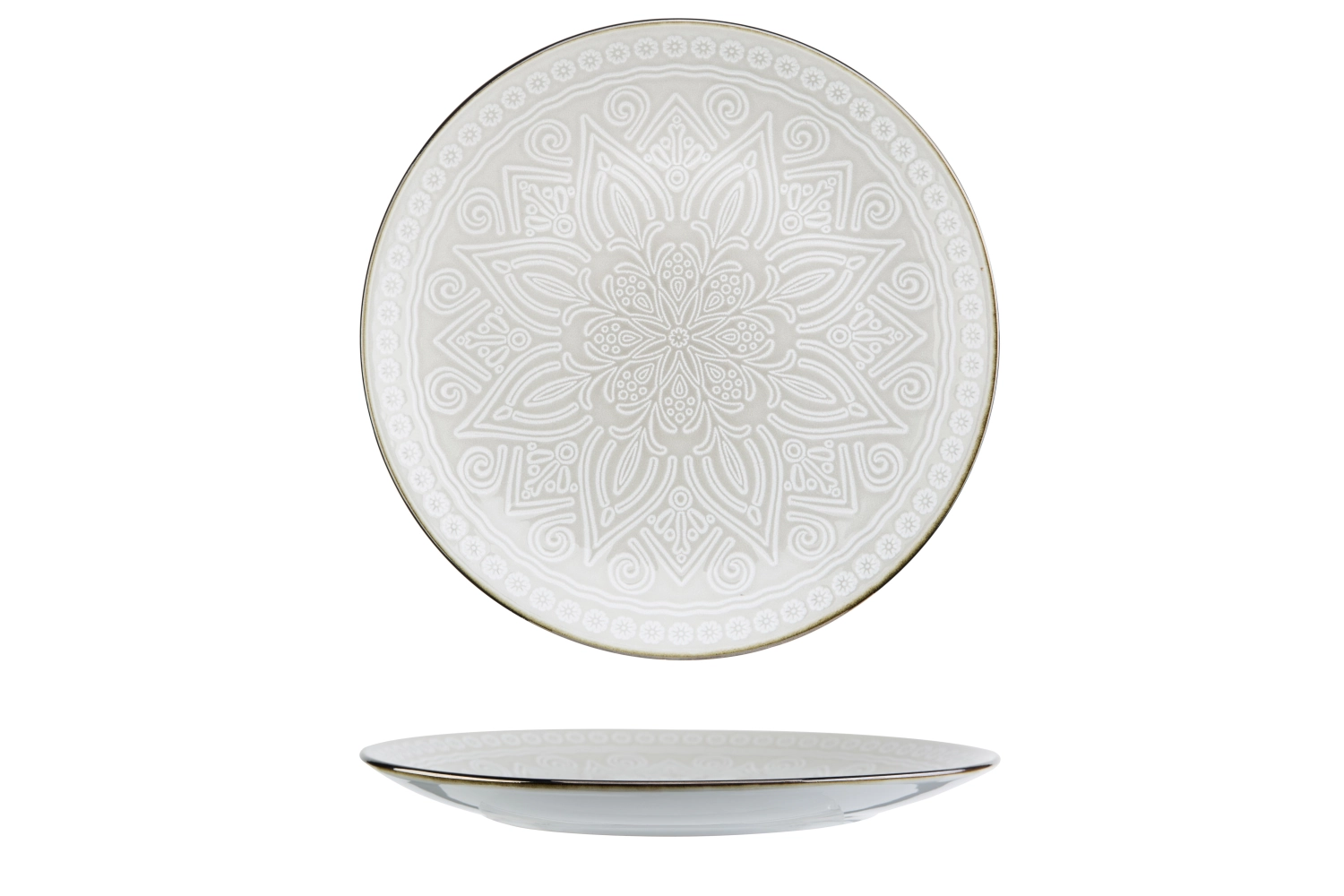 Murano beige, Teller flach, D 27.5cm