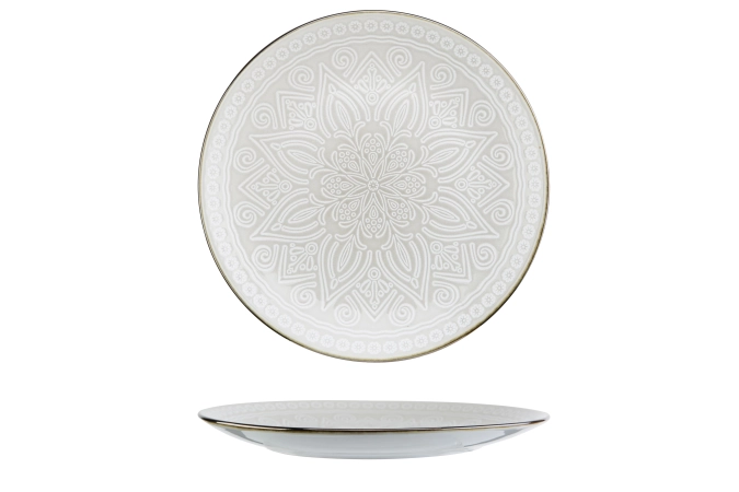 Murano beige, Teller flach, D 27.5cm