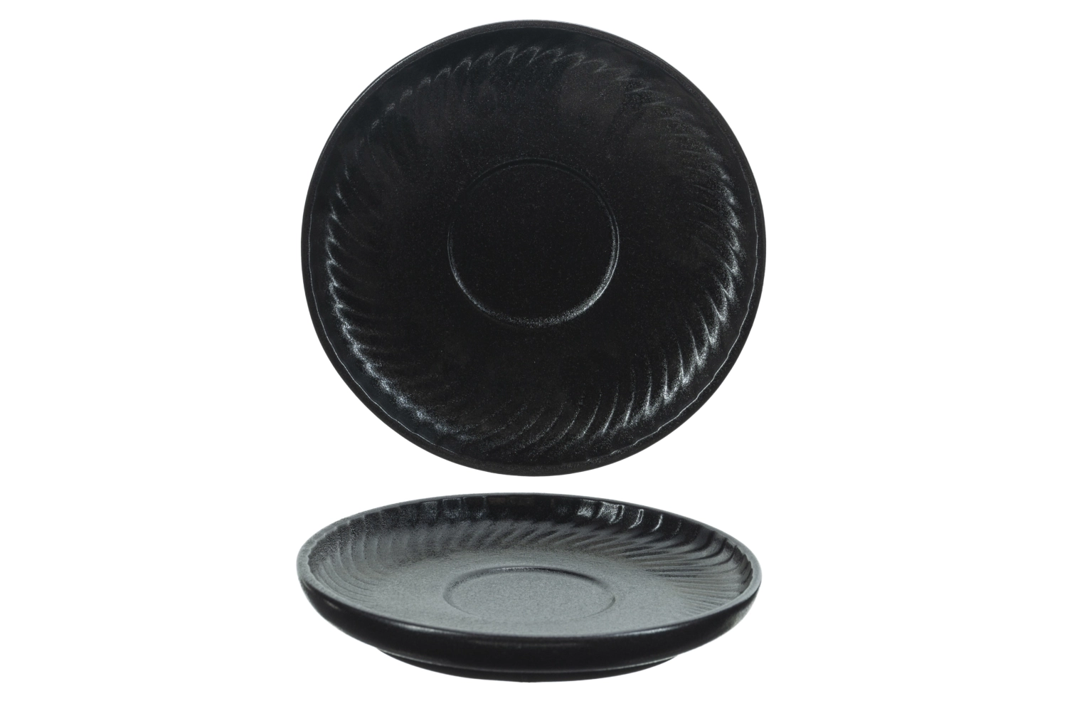 Dakota black sous-tasse d13cm