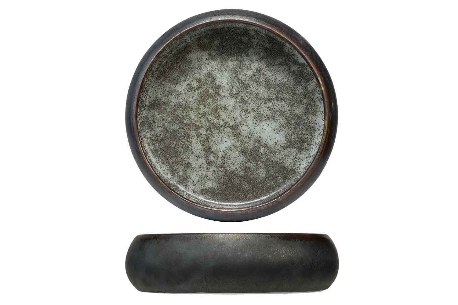 Istra Schale grau-grün, D 26.5cm H: 6cm