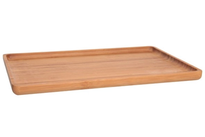 Senegal assiette rect bambou 29x18,5x1,6