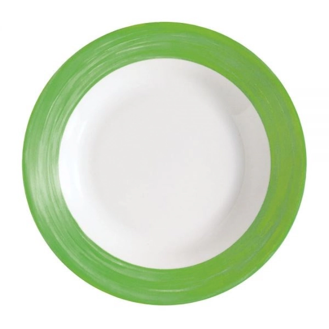 Brush Assiette à dessert verte, D 19cm