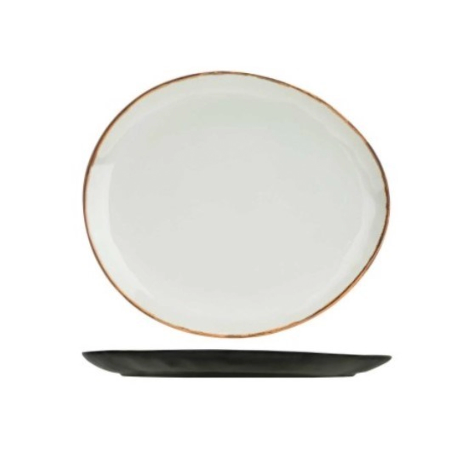 Plato unbreakable assiette ovale 26.7