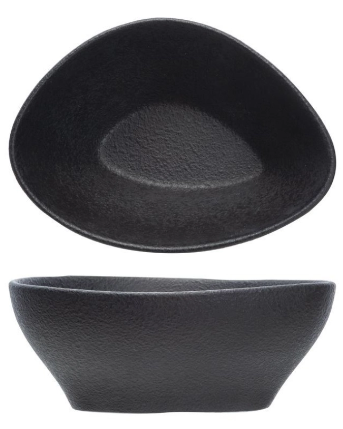 Blackstone Triangle Bol, 14 x 10.5 x 6cm