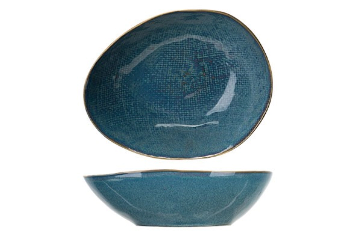 Aicha blue assiette creuse 20x16,5xh5,5