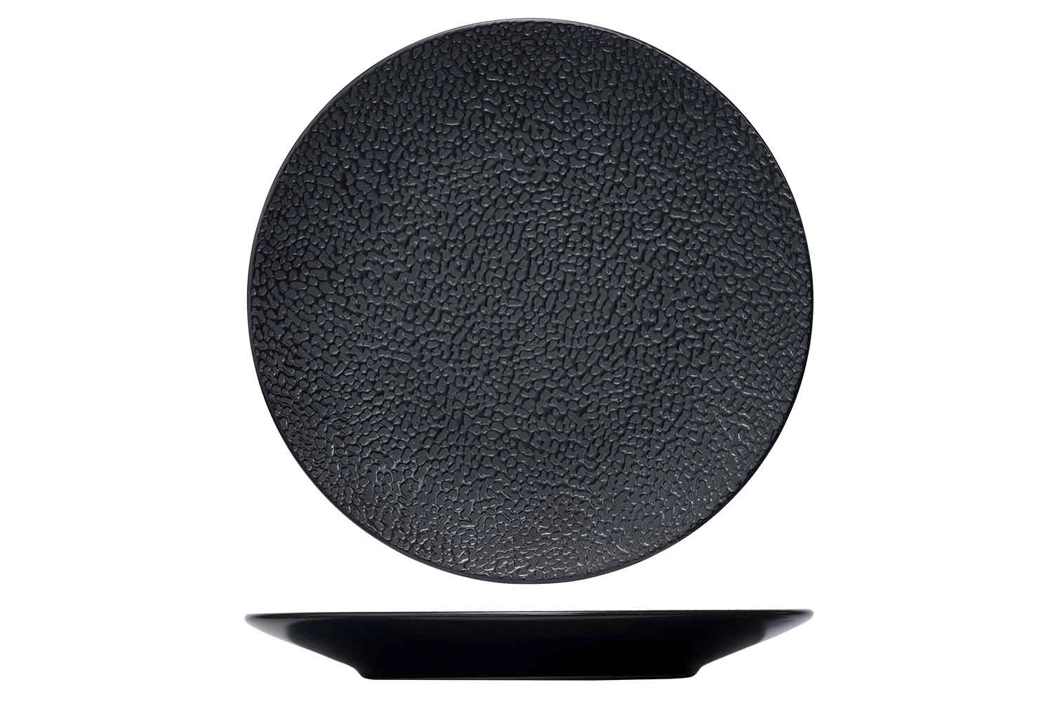 Candy black assiette plate d26,8cm