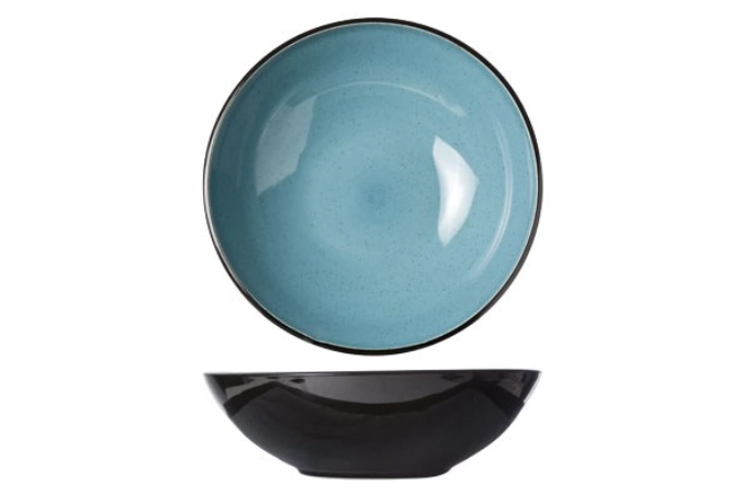 Finesse blue saladier d33xh10cm