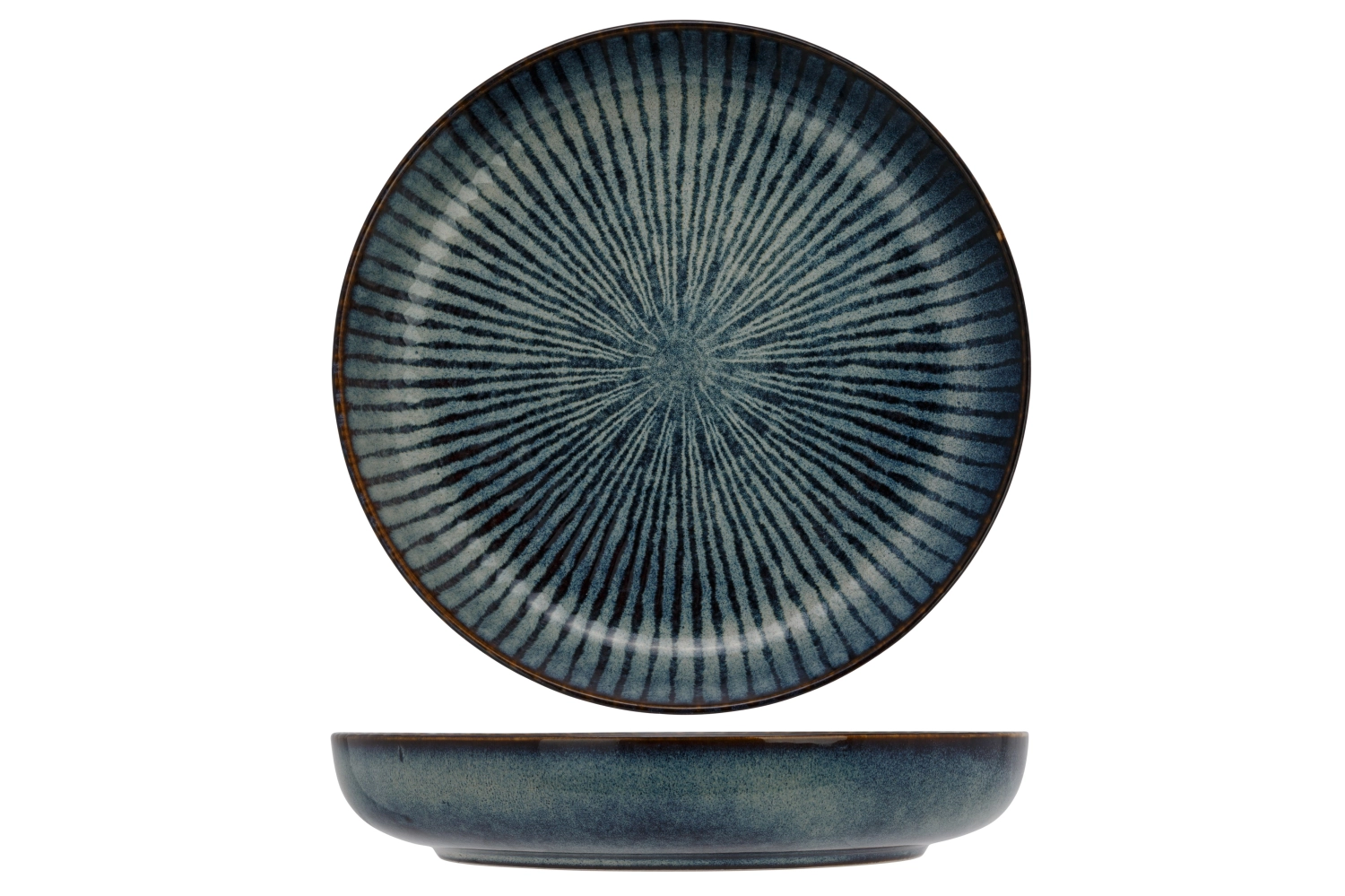 Atlantis stripe Assiette creuse d24xh4,3cm
