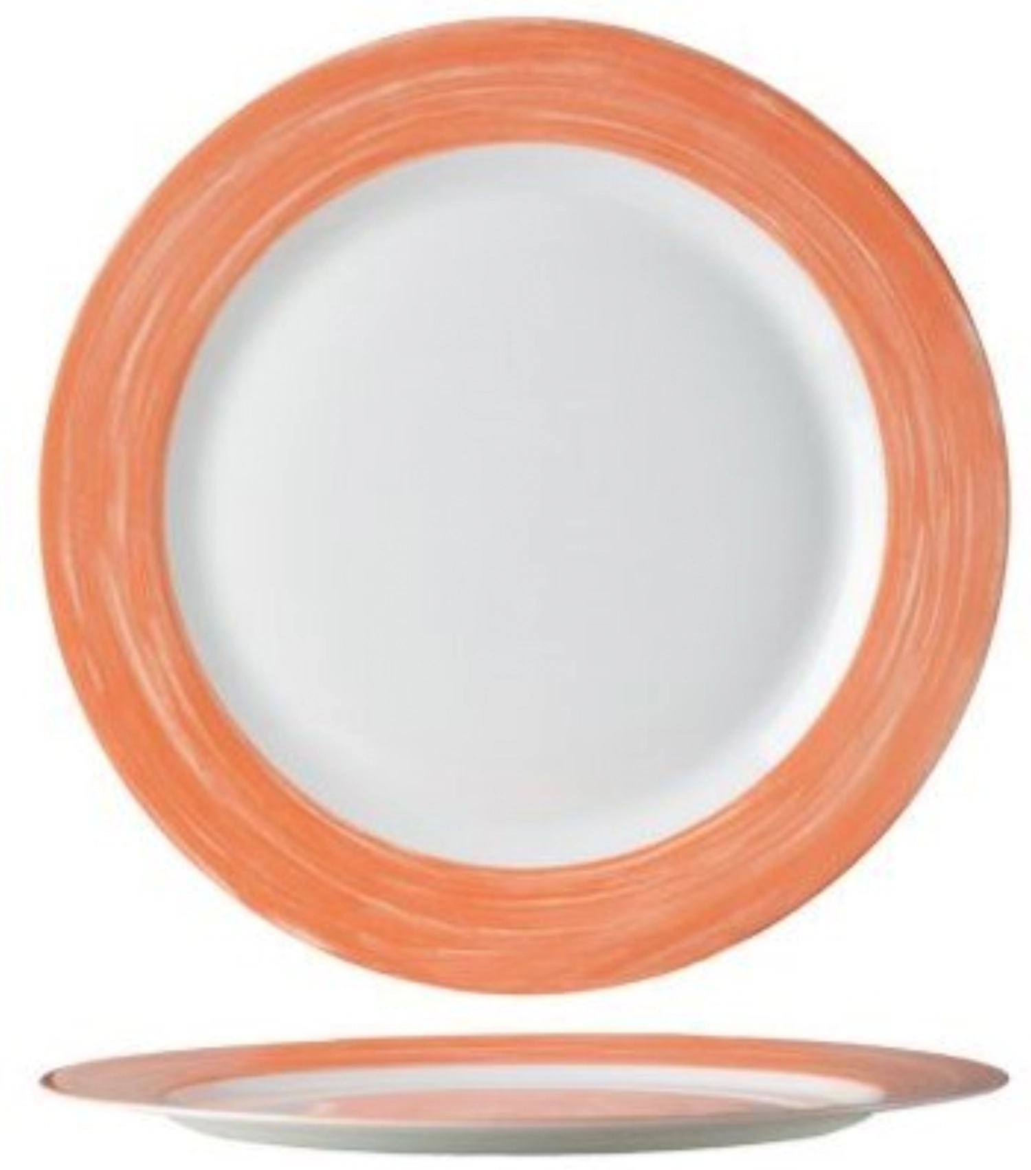 Brush Assiette plate orange, D 25.4cm