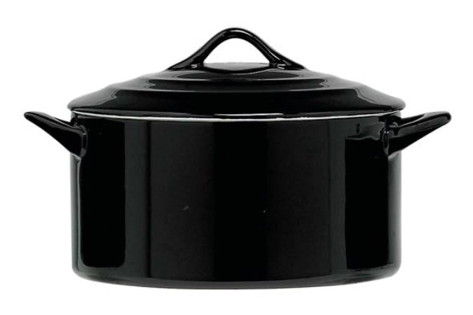 Black plat a four a.couv. d17xh8cm