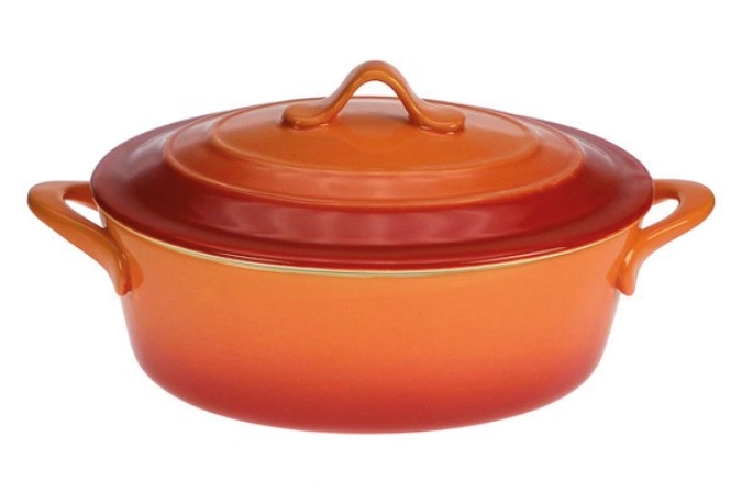 Orange plat a four a.couv. 16,5x13xh6,5