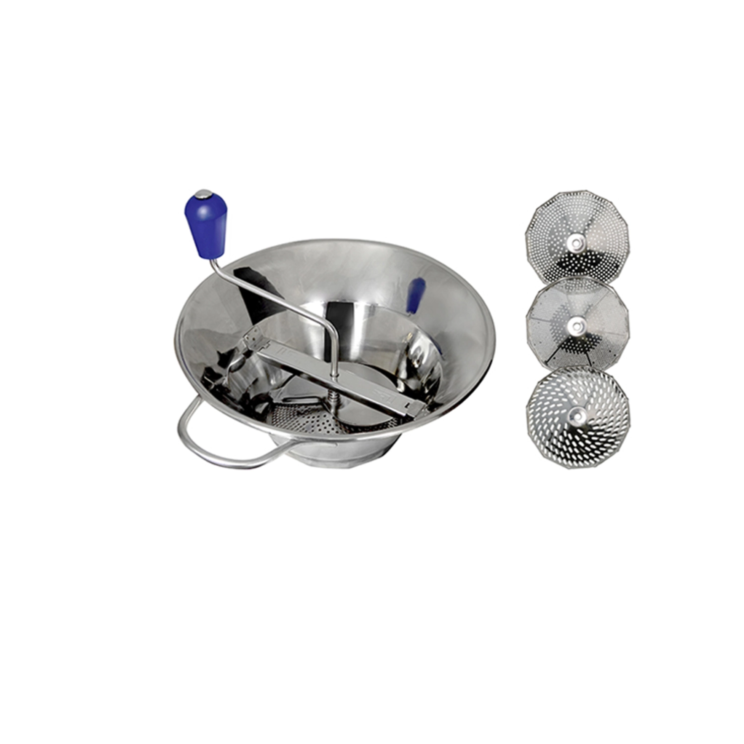 Moulin a legumes semi-prof.inox 3grille