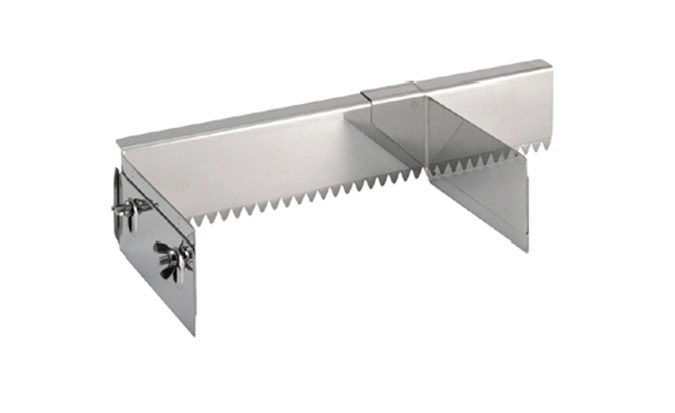 Raplette coulissante a peigne a decor