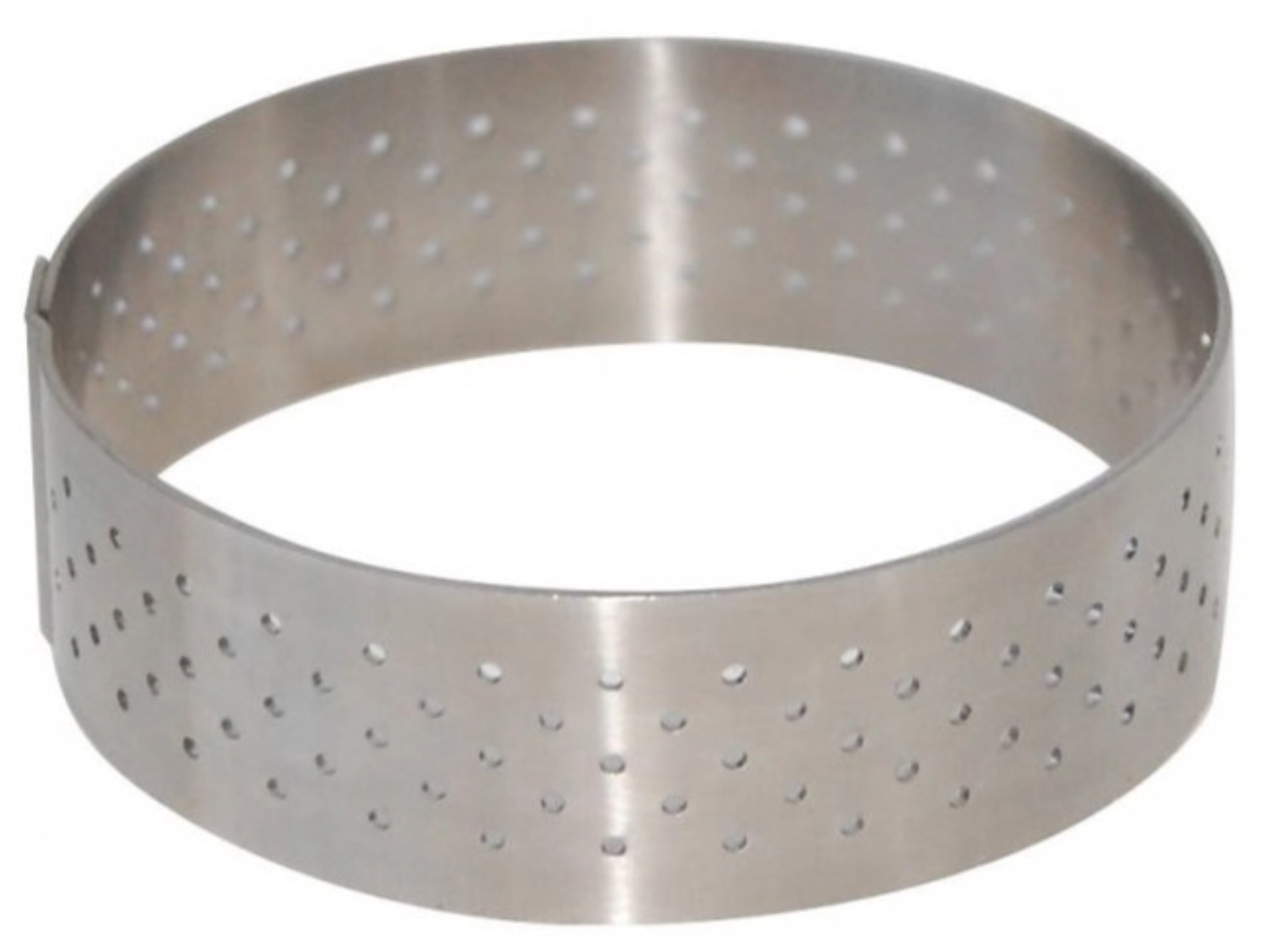 Gelochter Tortenring mit geradem Rand