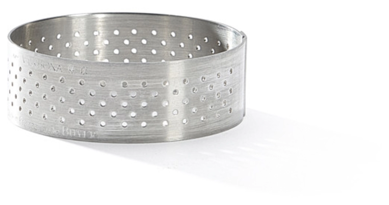 Cercle à tarte rond perforé