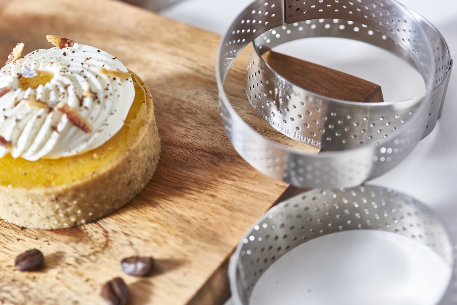 Cercle à tarte rond perforé