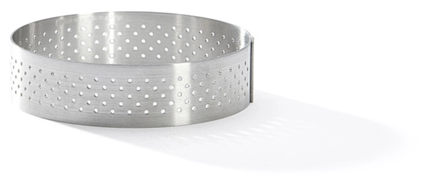 Cercle à tarte rond perforé