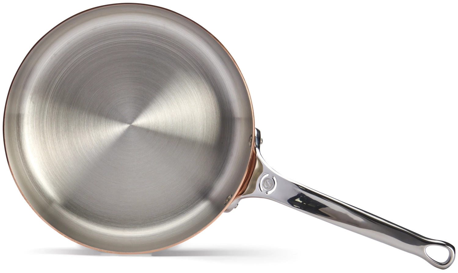 Prima matera sauteuse droite en cuivreinox. ø24cm,induction