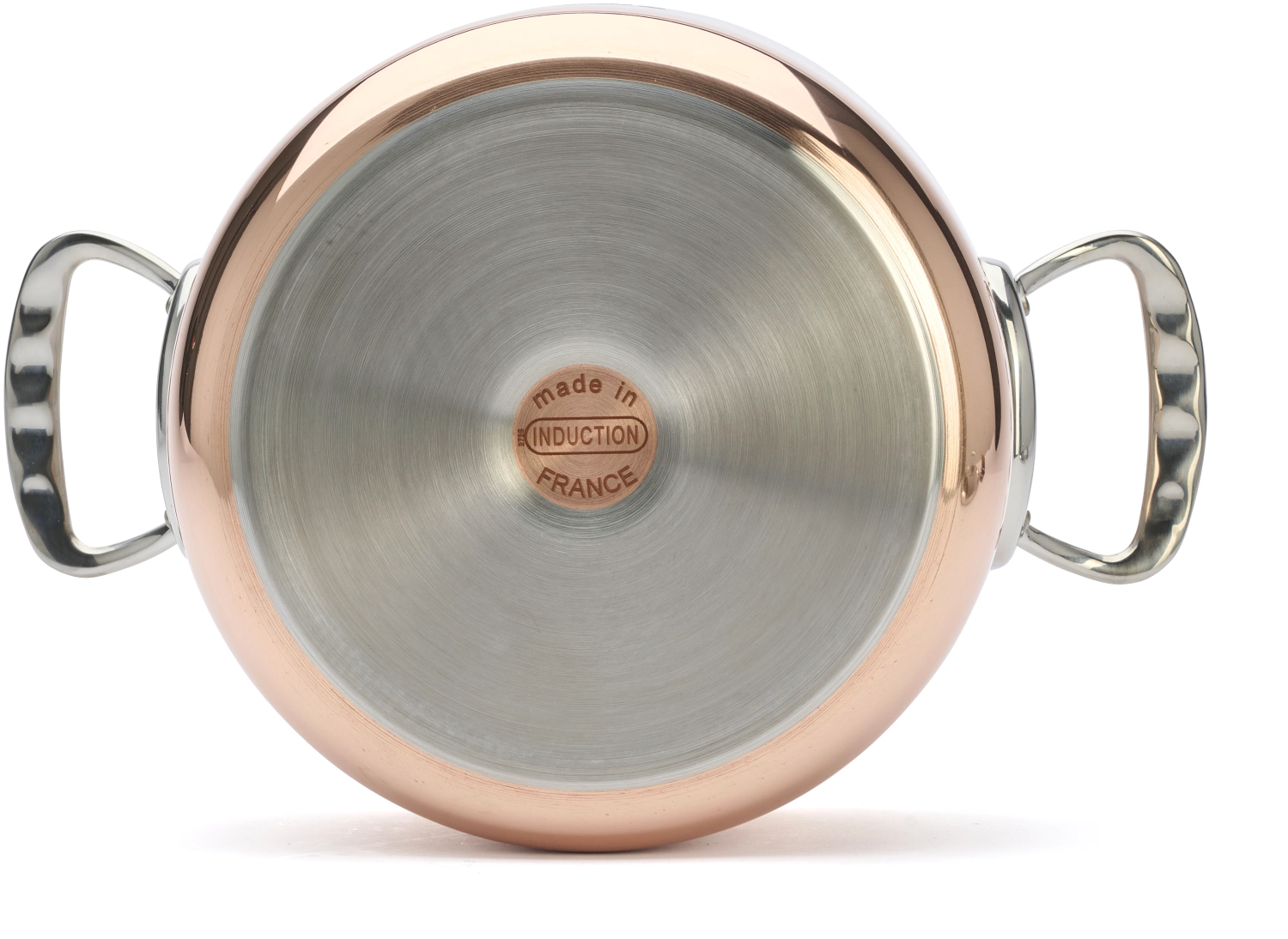 Prima matera marmite à légumes cuivreinox. ø24cm, couver.