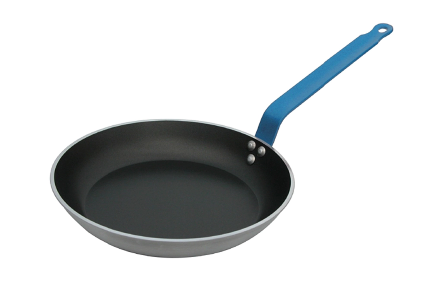 Poele ronde choc haccp queue bleue ø 28