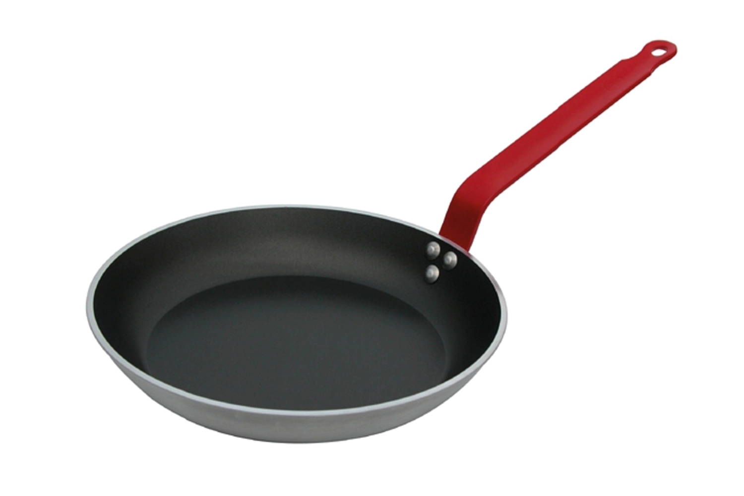 Poele ronde choc haccp queue rouge ø 24