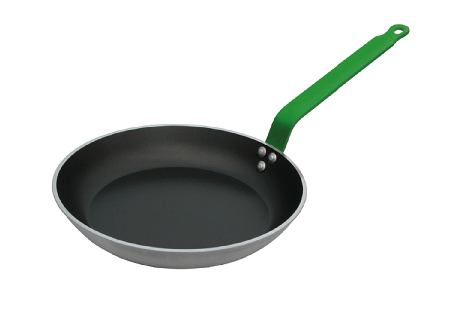 Poele ronde choc haccp queue verte ø 24