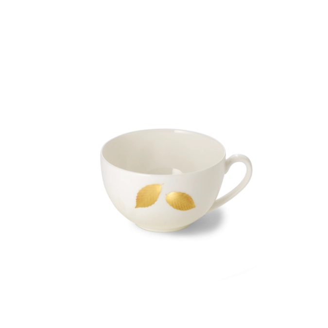 Gold Leaf Kaffee Obertasse rund