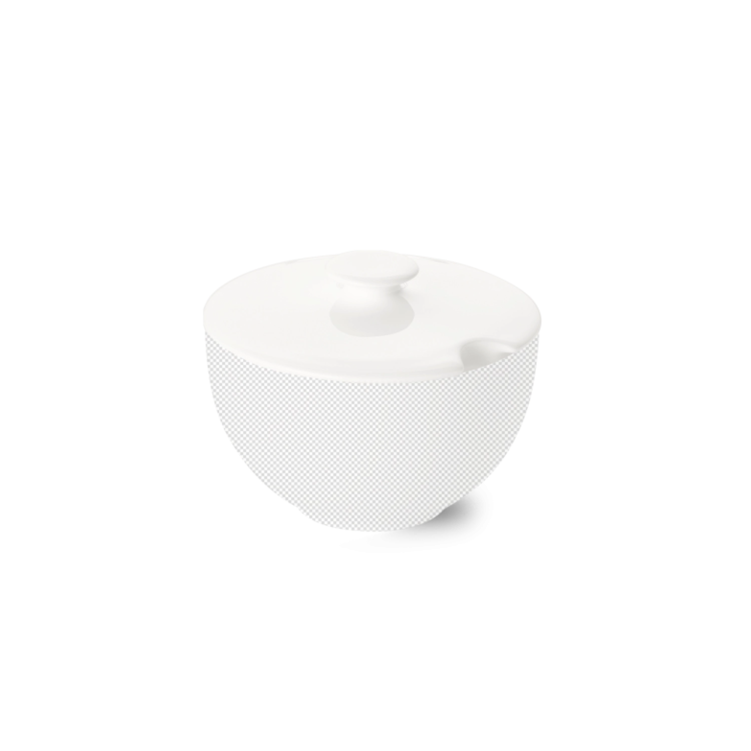 Classic Couvercle sucrier rond blanc