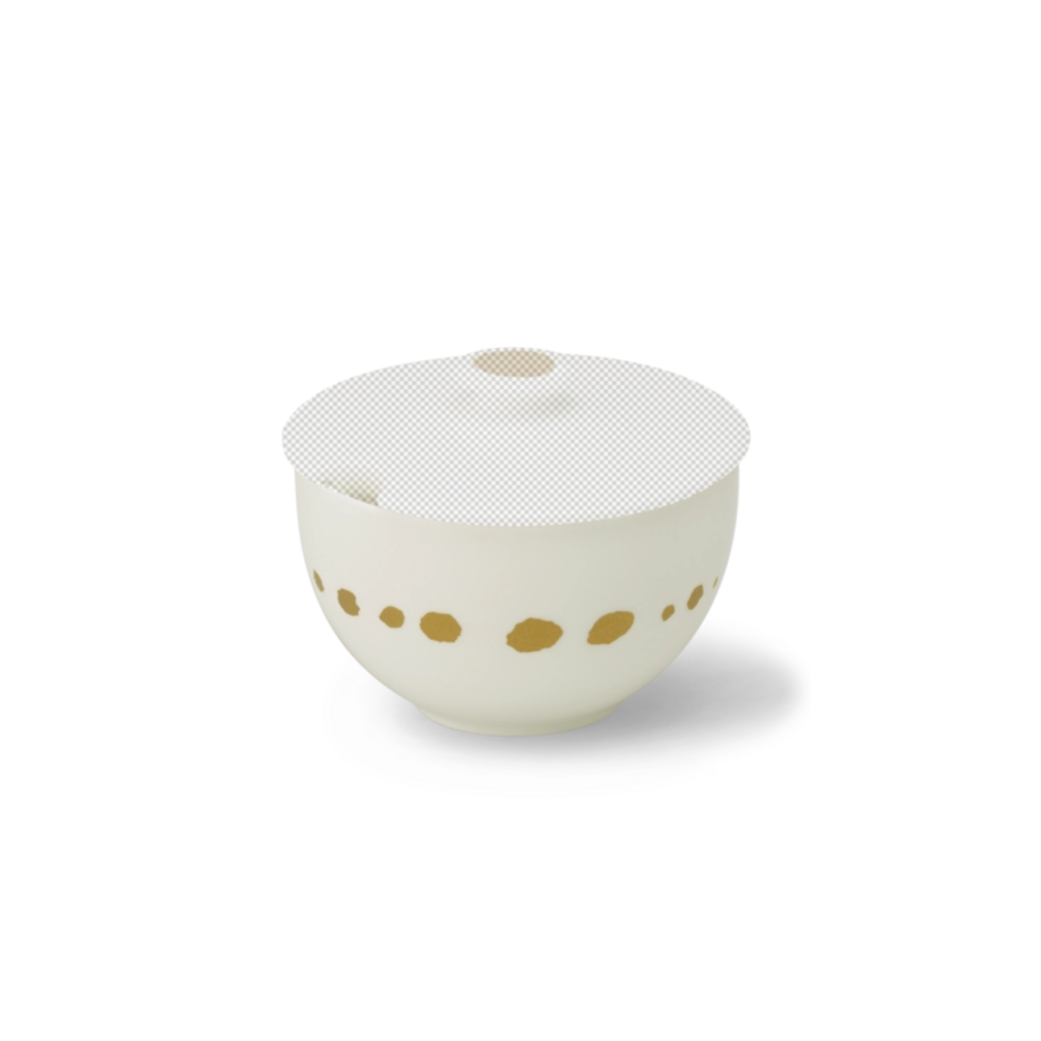 Golden Pearls Partie inférieure du sucrier rond