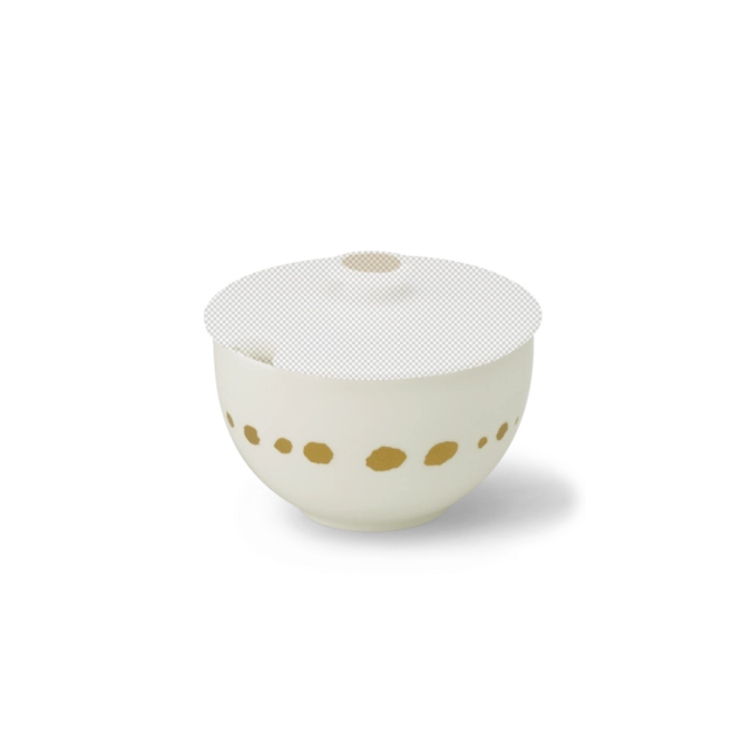 Golden Pearls Unterteil Zuckerdose rund