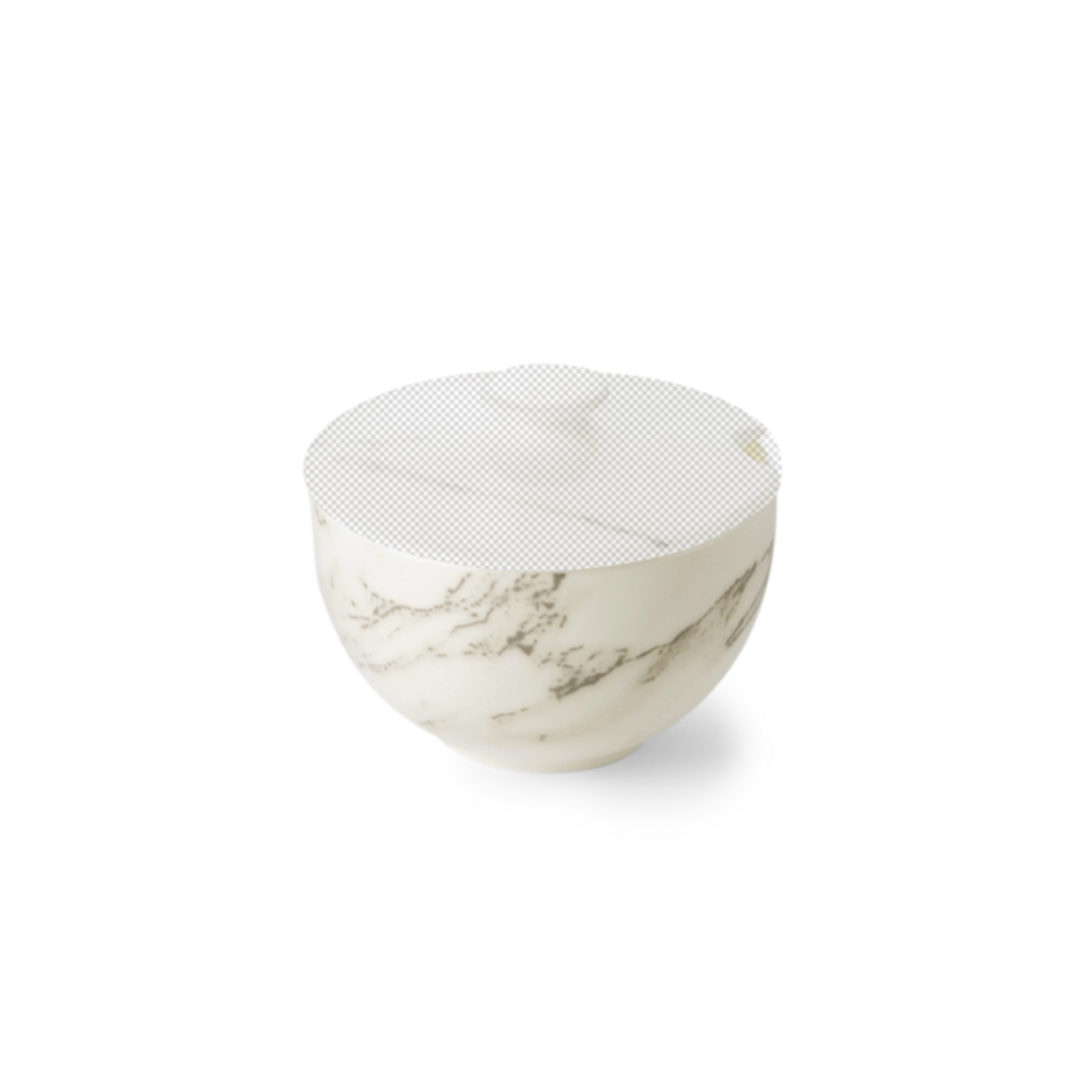 Carrara Unterteil Zuckerdose rund