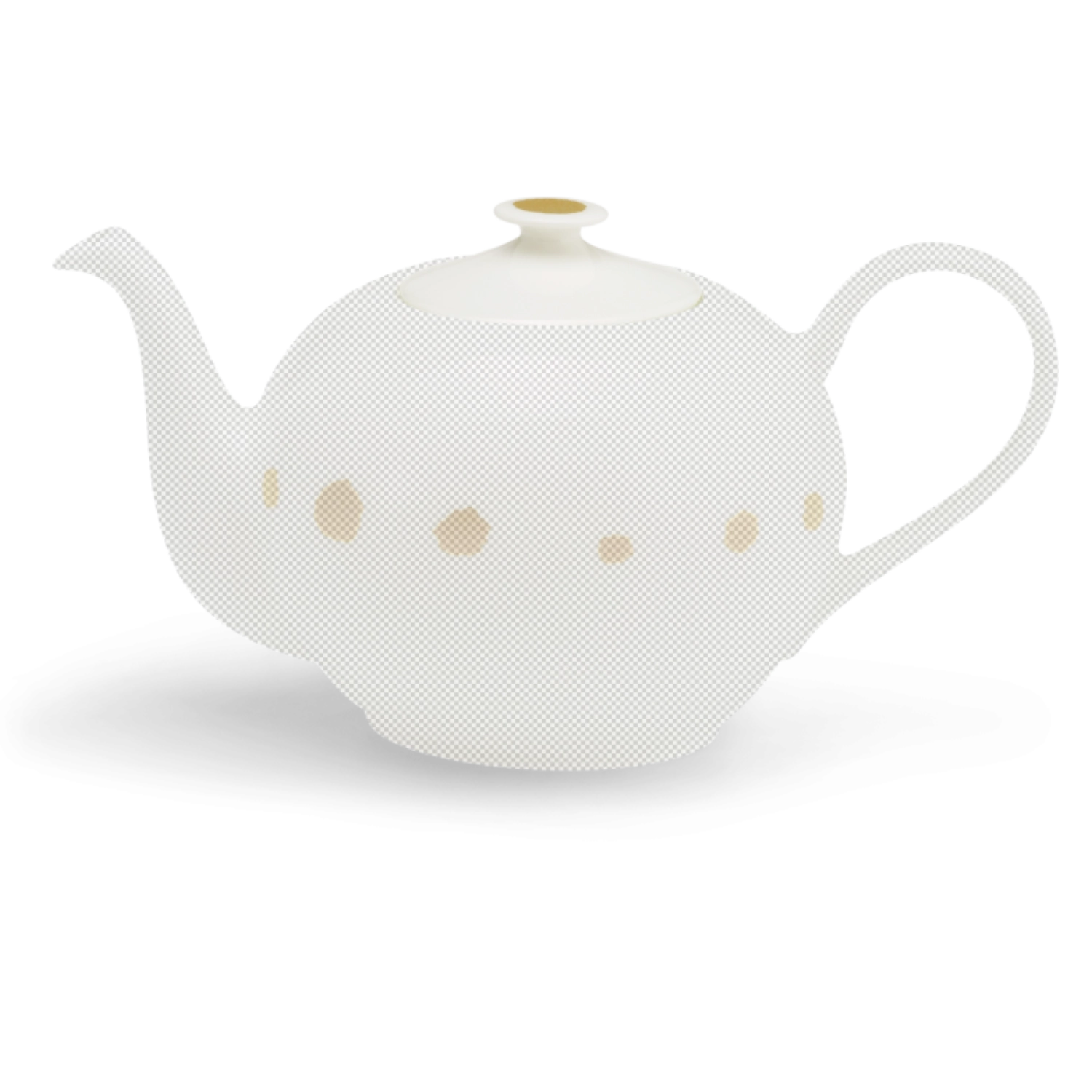 Golden Pearls Deckel Teekanne