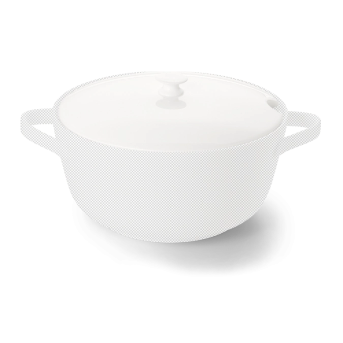 Classic couvercle p. terrine 2,95l blanc