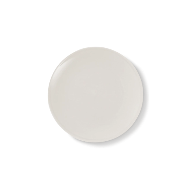 Assiette plate pastel 16 cm gris clair
