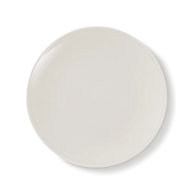 Assiette plate pastel 28 cm gris clair