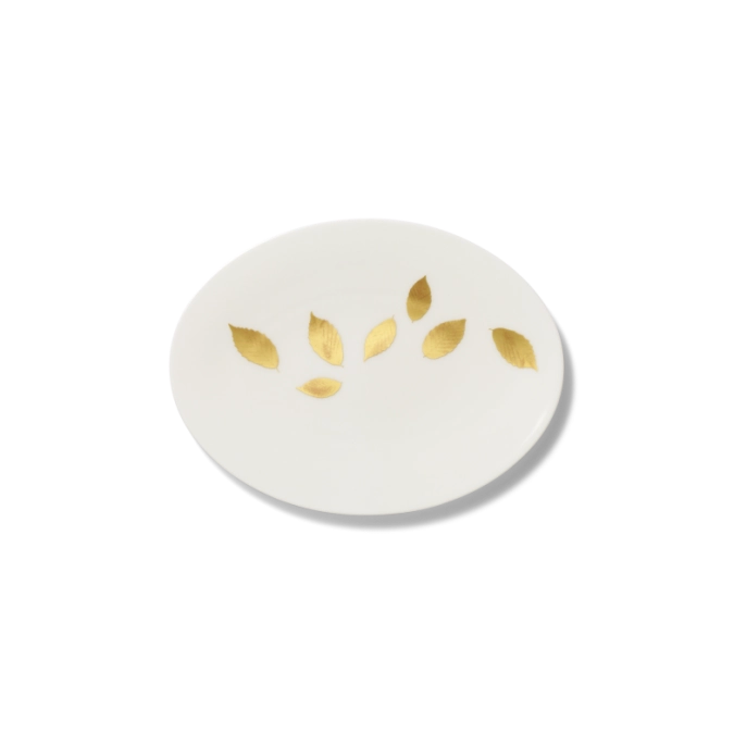 Gold Leaf Garniture / assiette ovale 24 cm