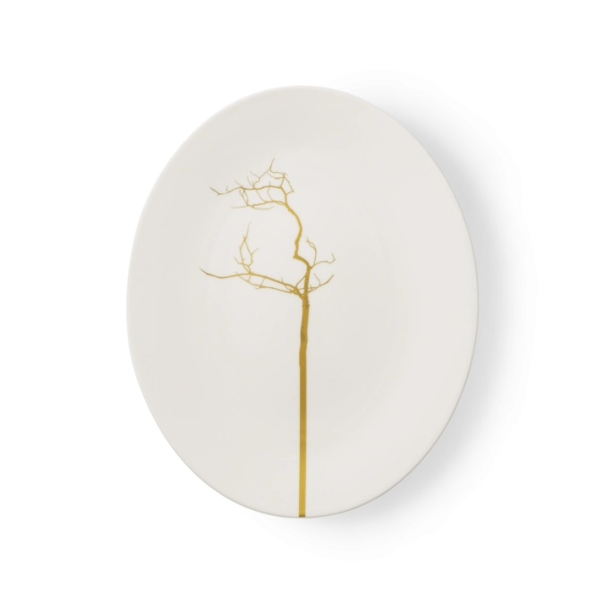 Golden Forest Plateau ovale / assiette à poisson 32 cm