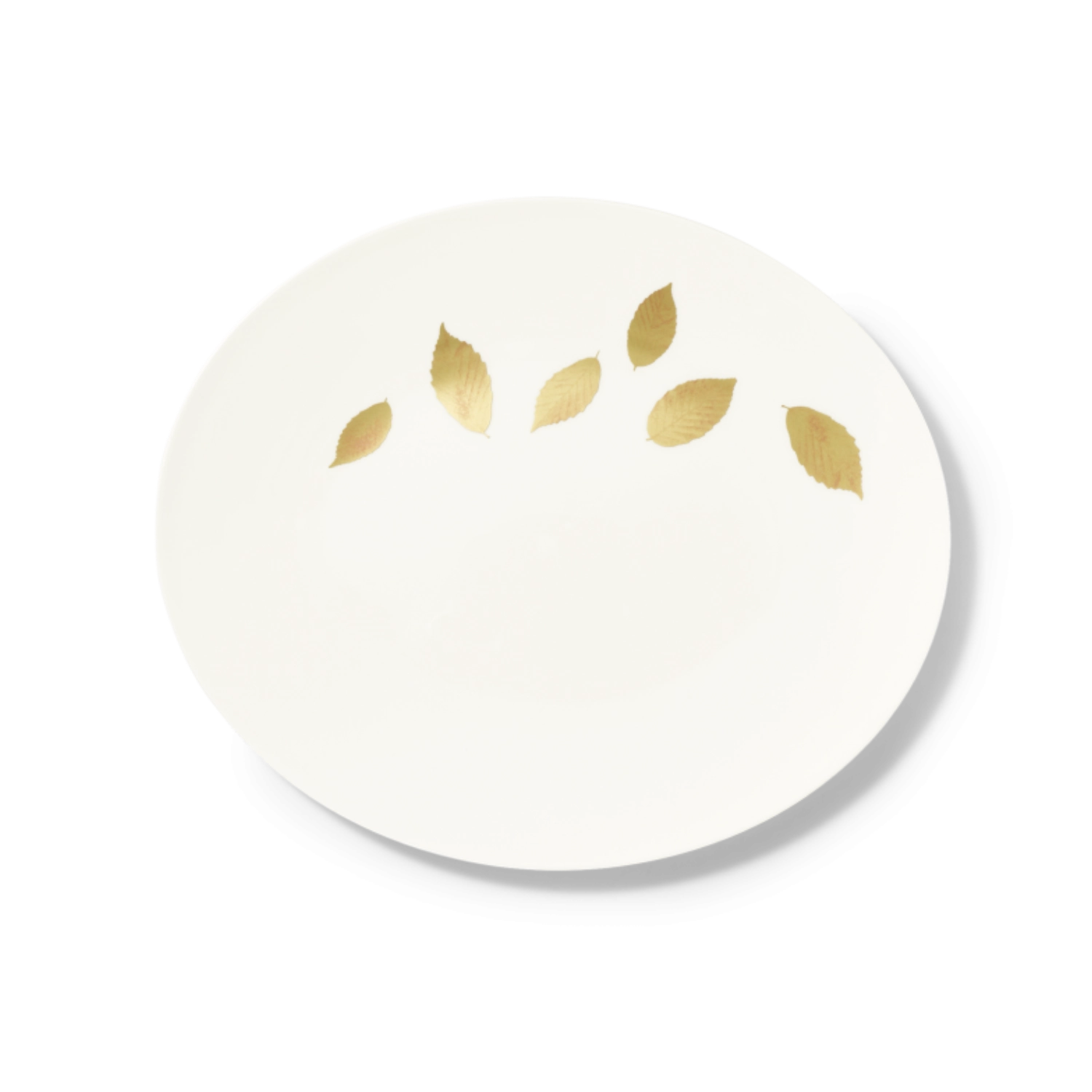 Gold Leaf Plateau ovale / assiette à poisson 32 cm