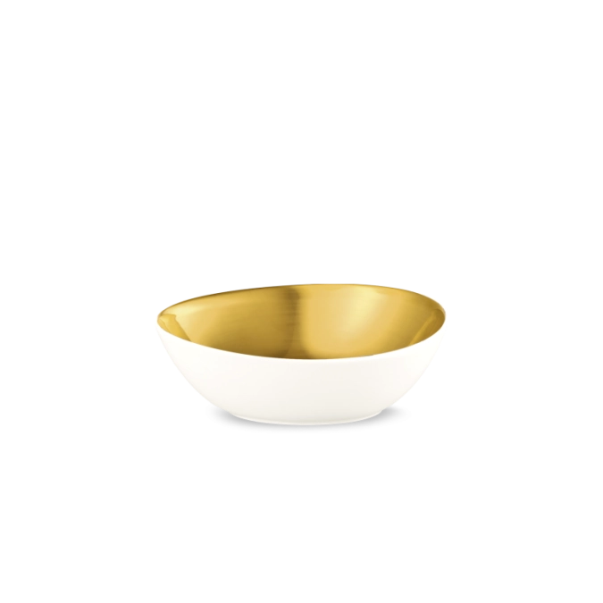 Goldrausch Schale oval