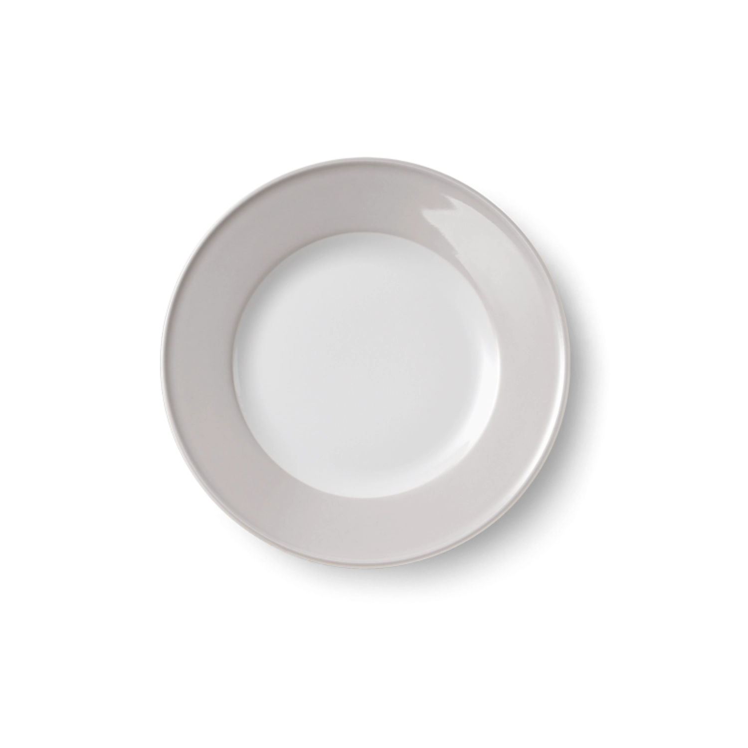 Solid Color Assiette plate 19 cm drapeau pearl