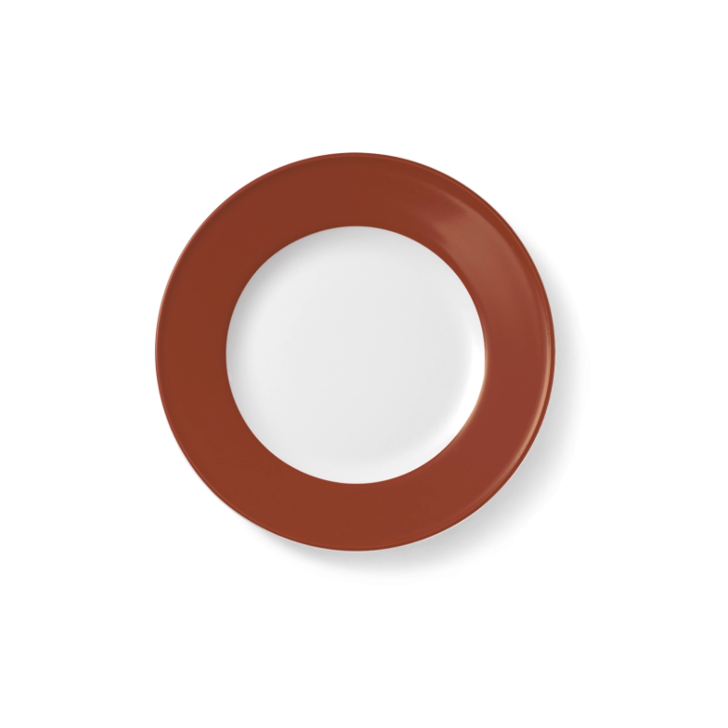 Solid Color Assiette plate 19 cm drapeau paprika