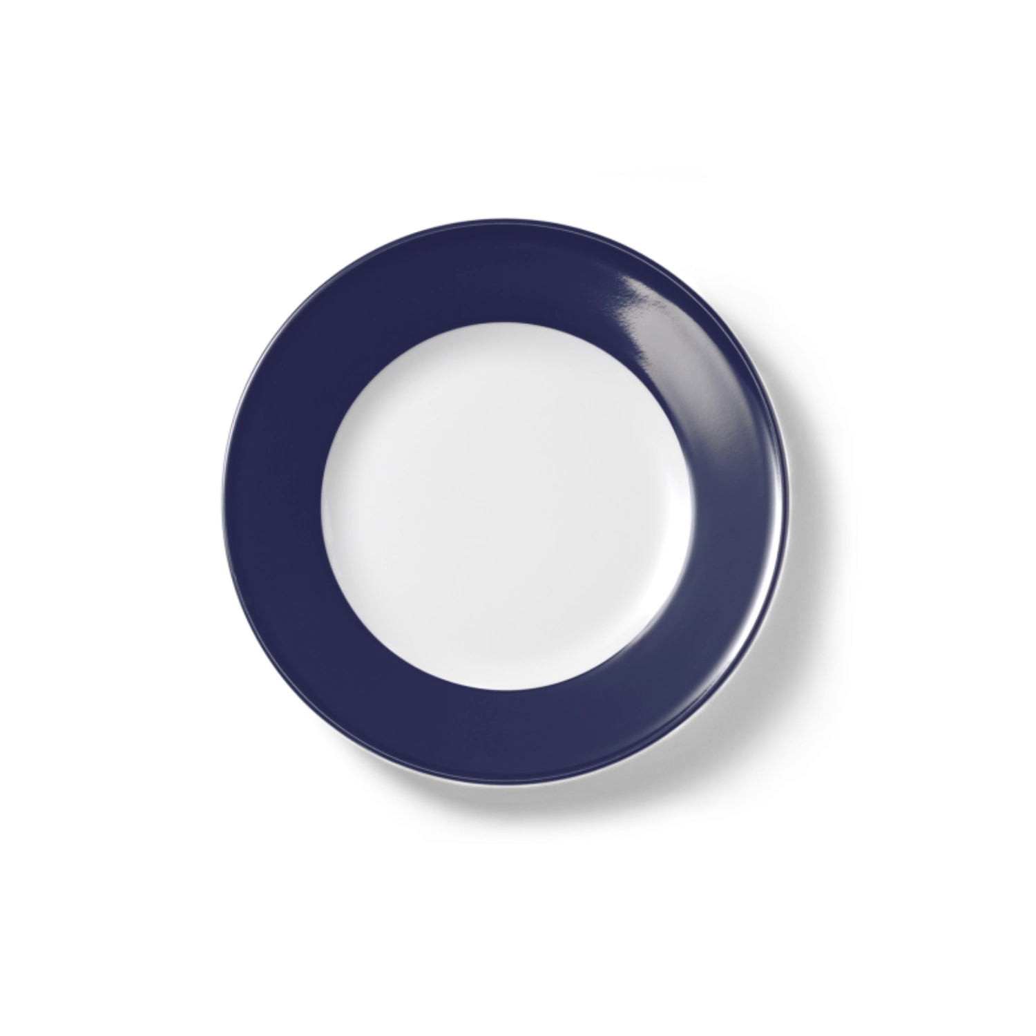 Solid Color Assiette plate 19 cm drapeau marine