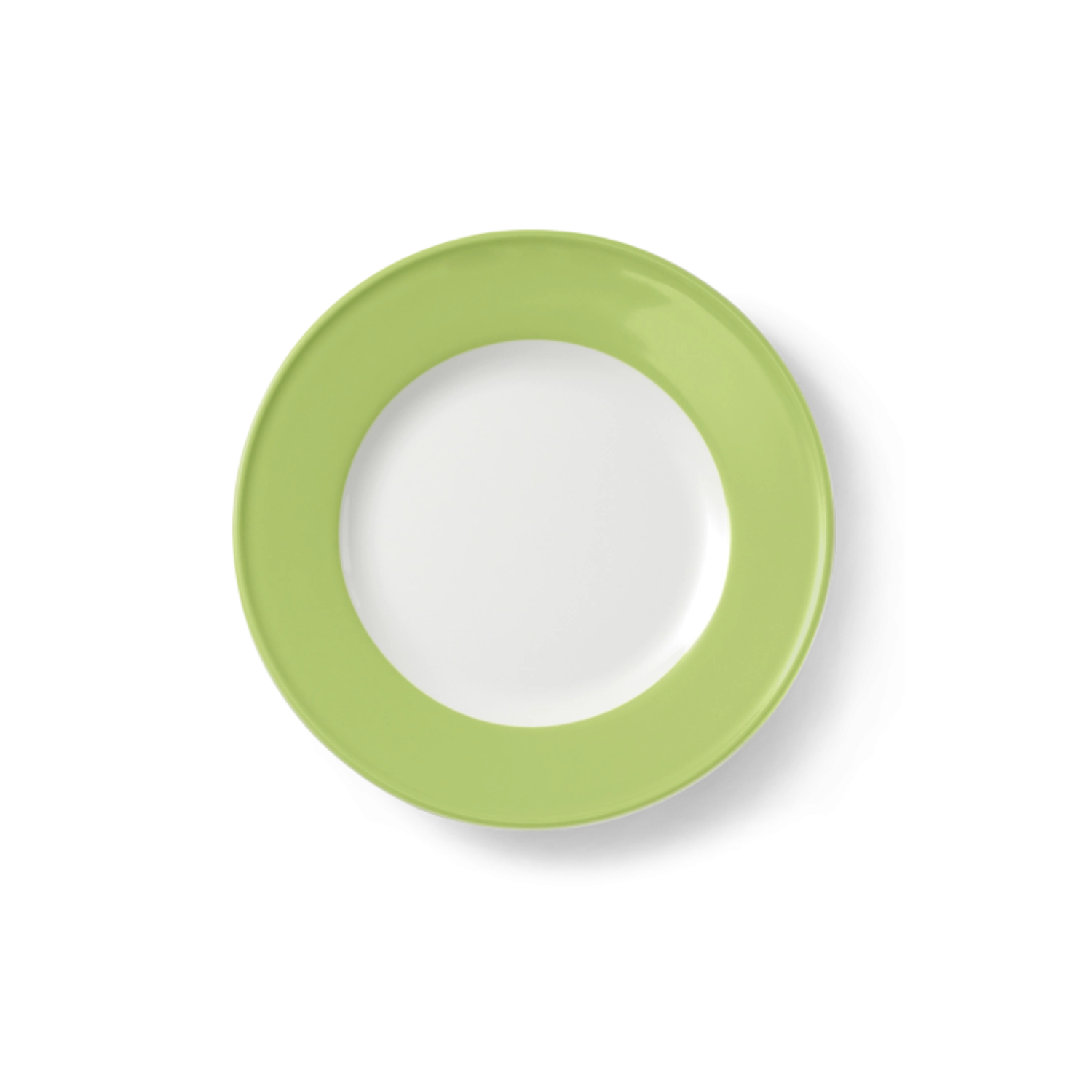 Solid Color Assiette plate 19 cm drapeau vert mai
