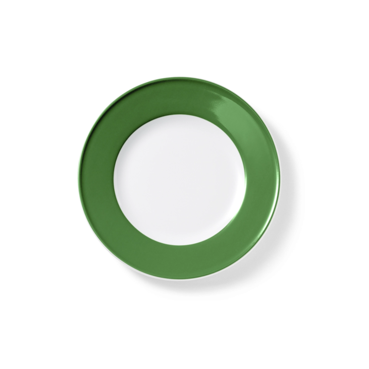 Solid Color Assiette plate 19 cm drapeau vert pomme