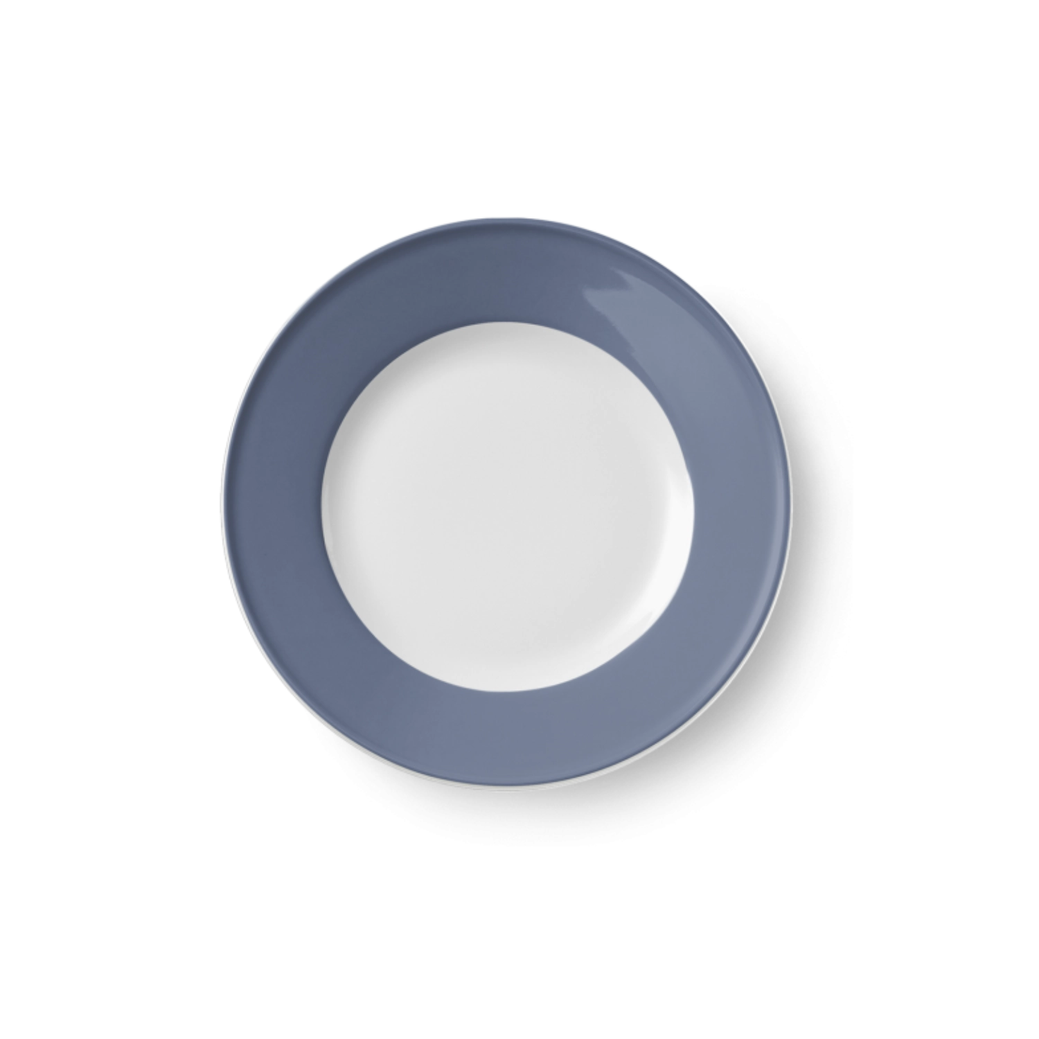Solid Color Assiette plate 19 cm drapeau indigo