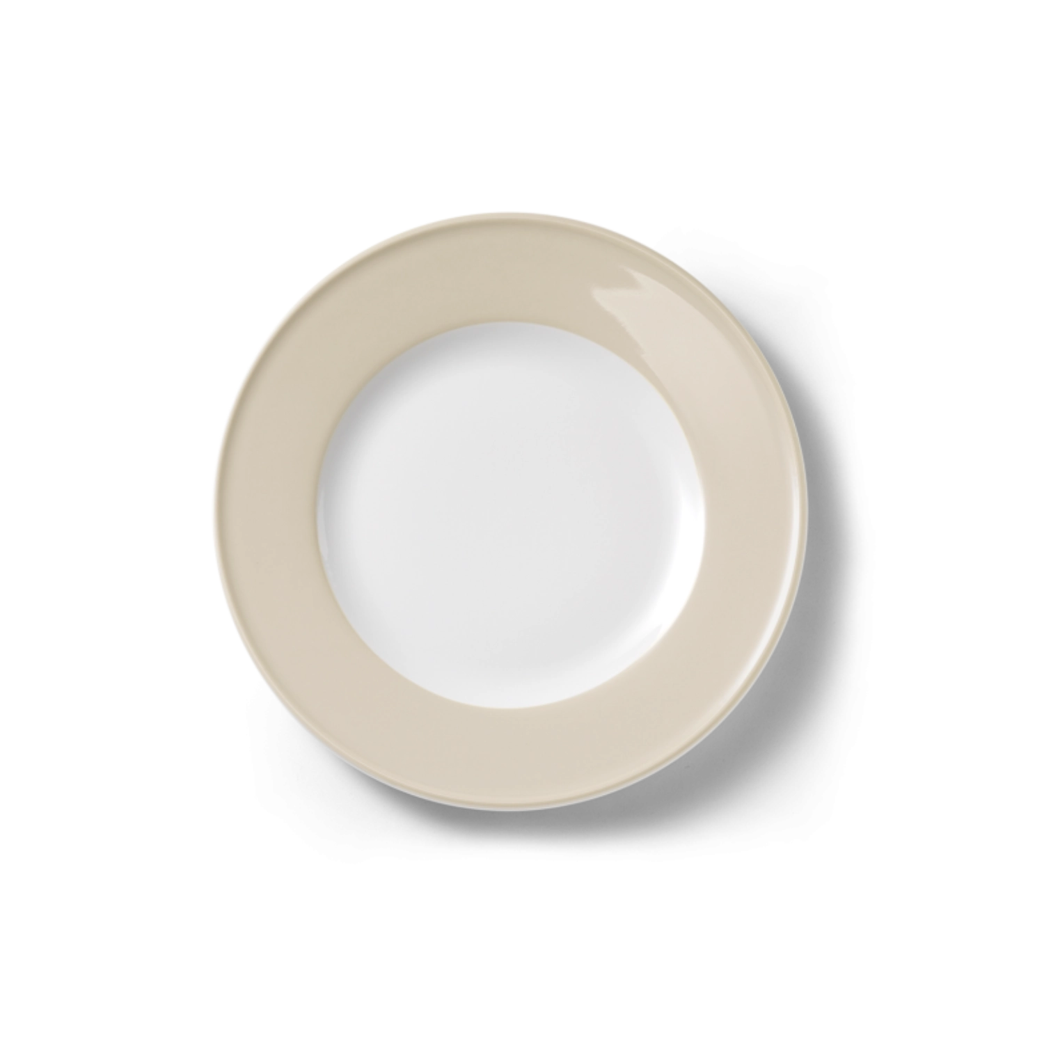 Solid Color Assiette plate 21 cm drapeau sable