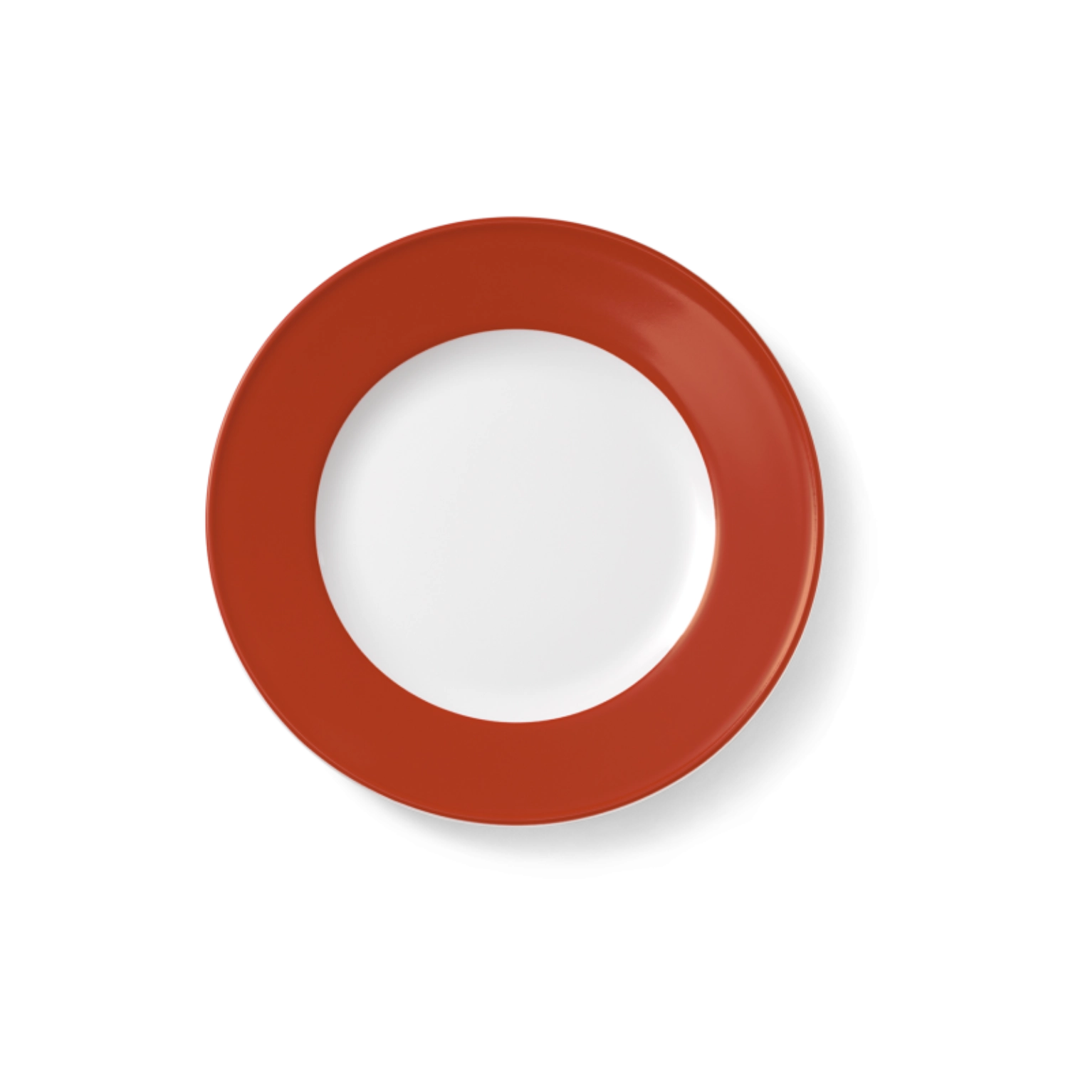 Solid Color Assiette plate 21 cm drapeau paprika