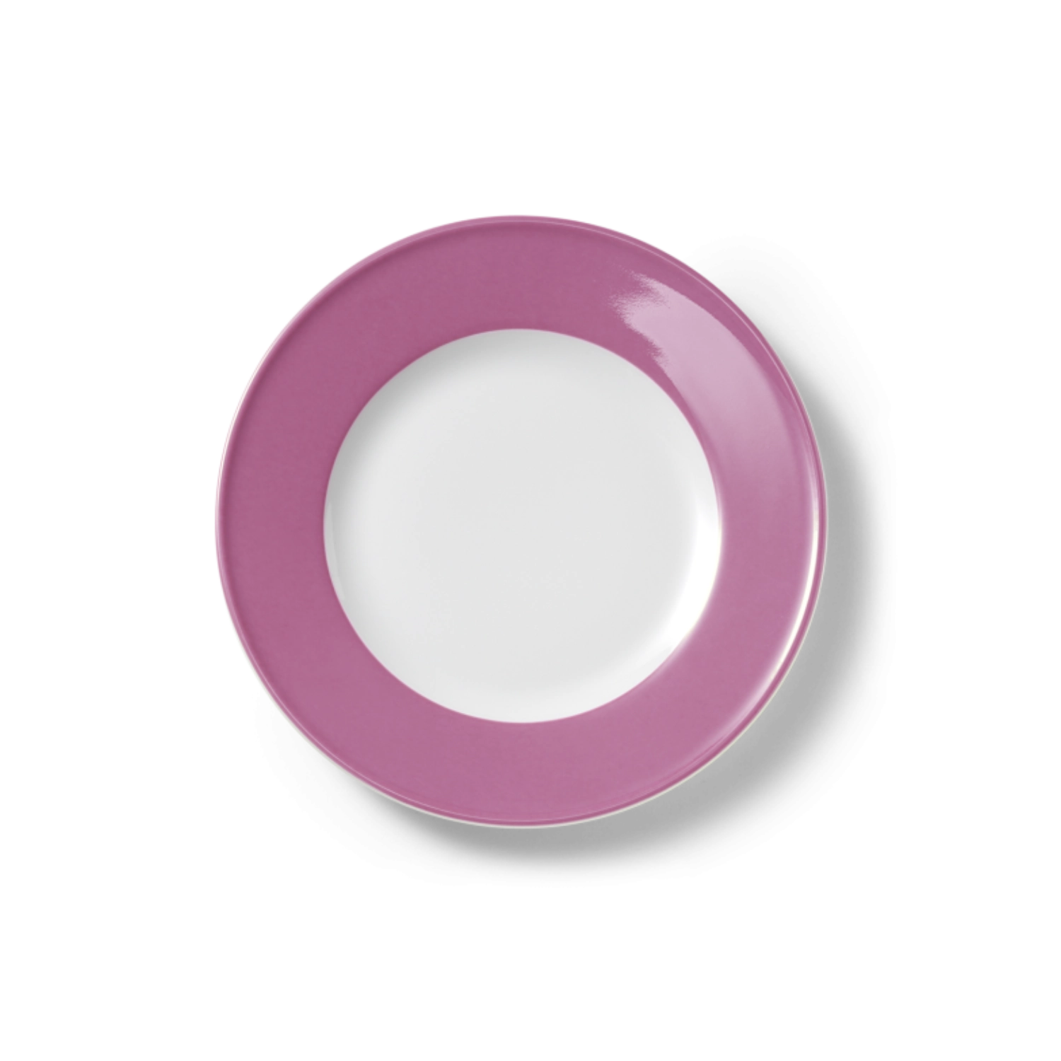 Solid Color Assiette plate 21 cm drapeau rose
